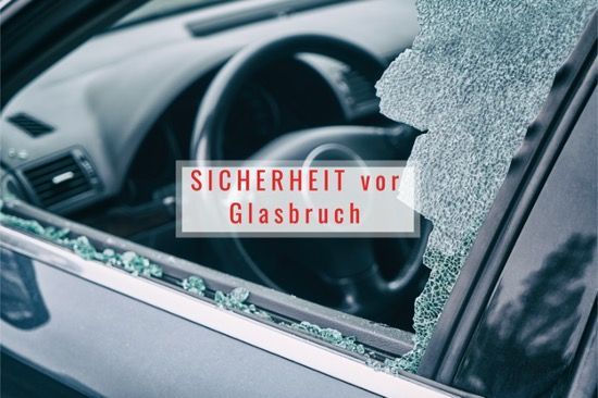 Splitterschutz durch Scheibenfolie